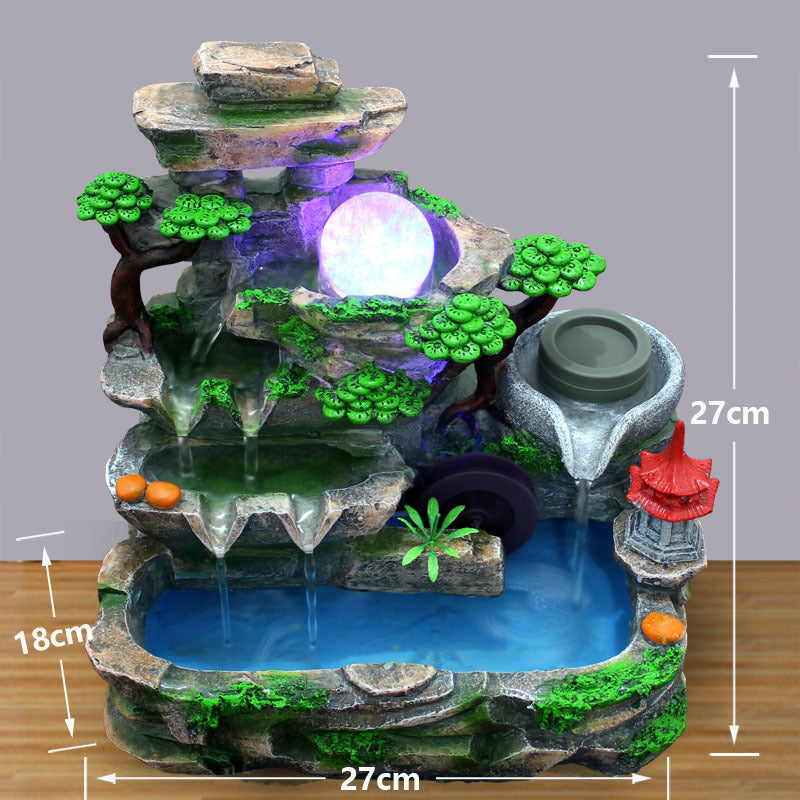 Flowing Water Relocation And Opening Lucky Craft Home Decorative Crafts