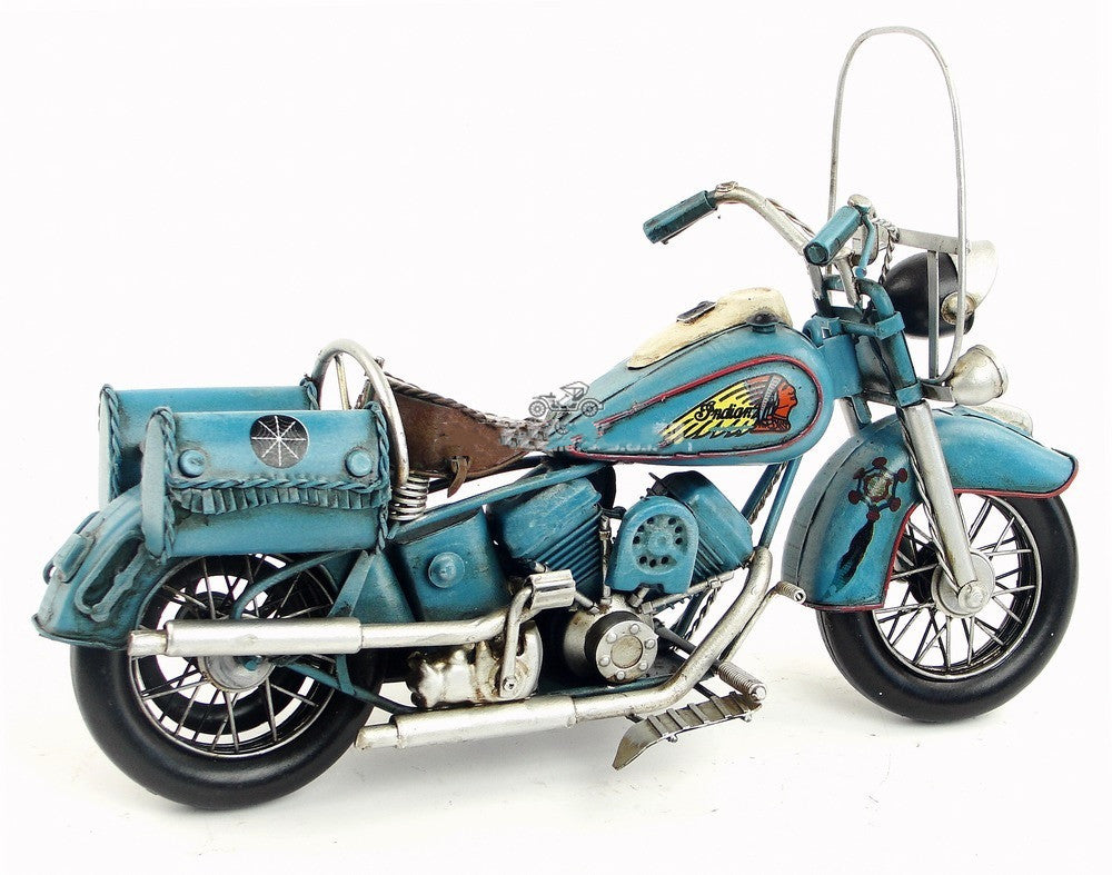 Handmade Retro Motorcycle Ornaments Wrought Iron Crafts