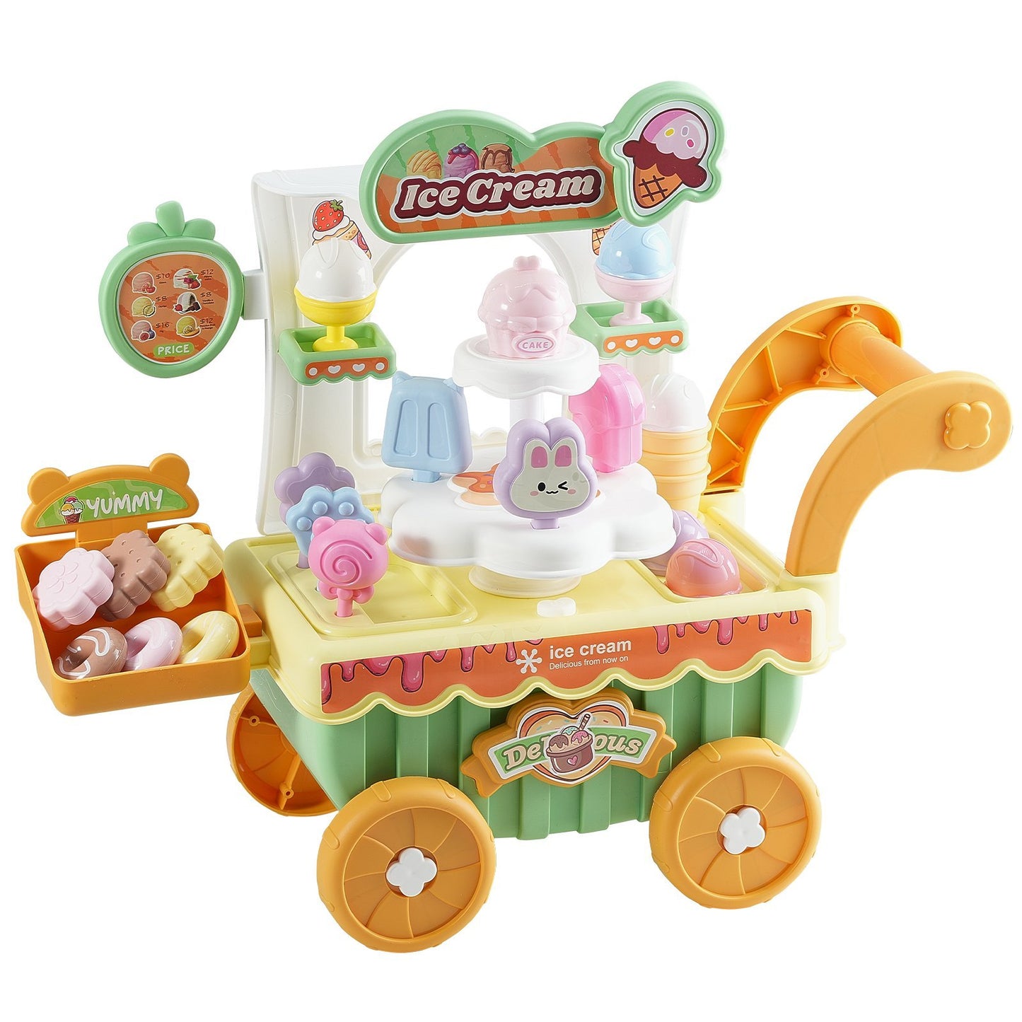 Ice Cream Cart For Kids Pretend Play Ice Cream Shop For Kids