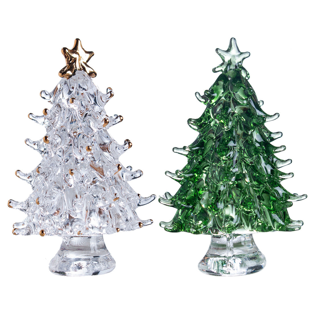 Mini Christmas Tree Pure Handmade Glass Crafts