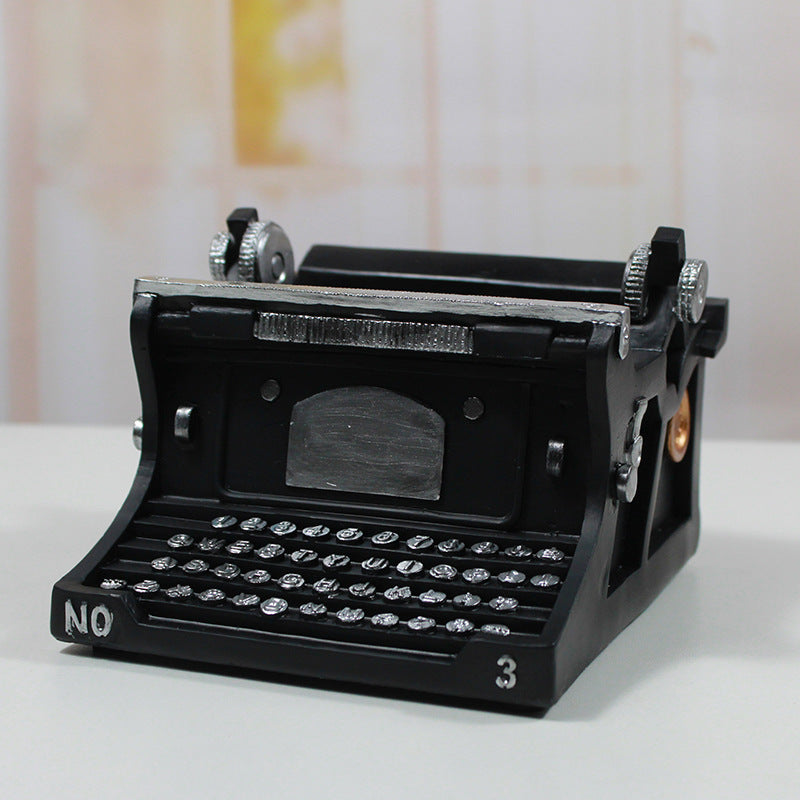 Resin Typewriter Flowerpot Crafts