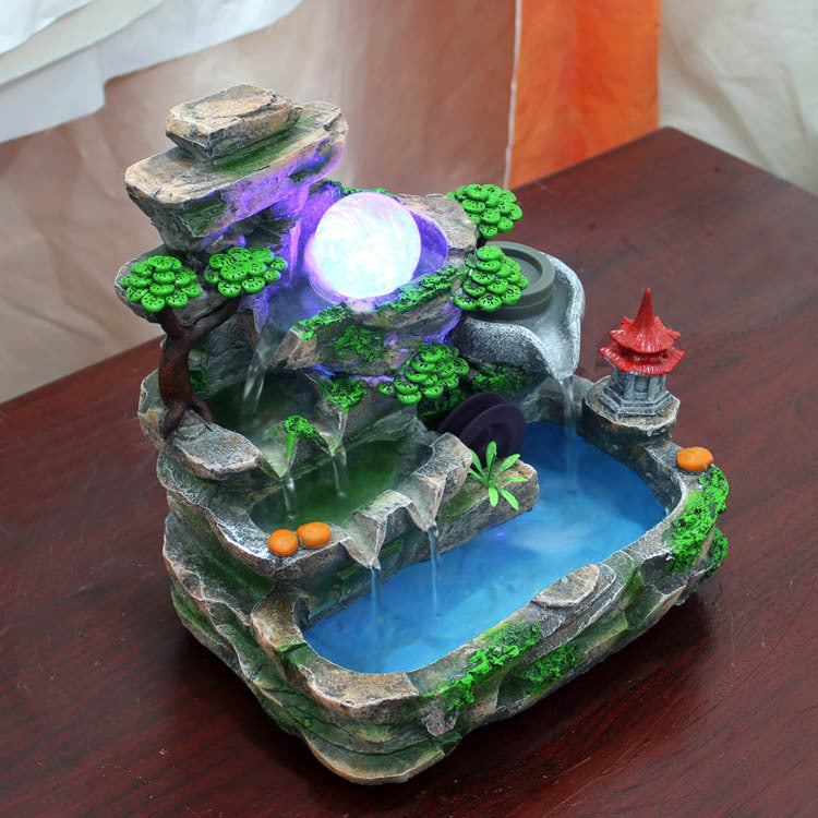 Flowing Water Relocation And Opening Lucky Craft Home Decorative Crafts