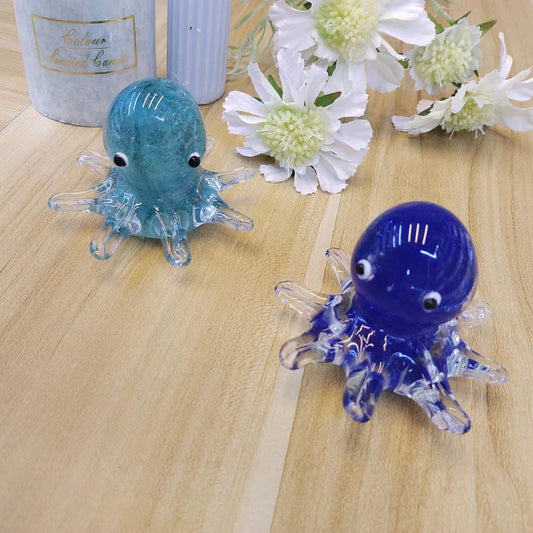 Glass Luminous Animal Ornaments Octopus Creative Simple Craft Decoration Marine Crafts