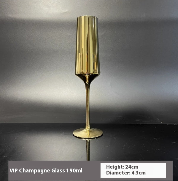 Wine Utensils Electroplated Cups Golden Glasses